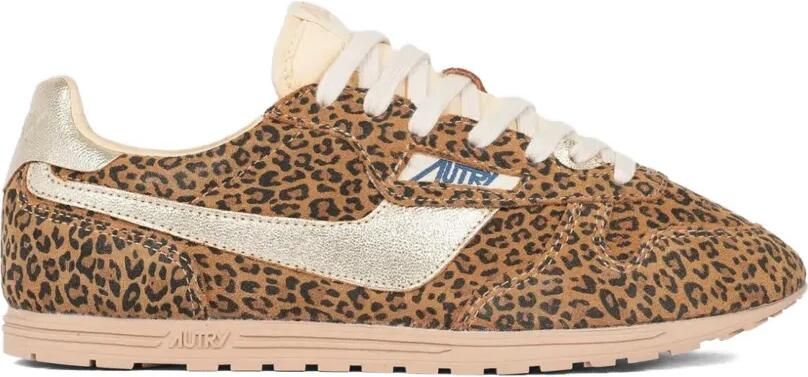 Autry Windspin suède sneakers Beige