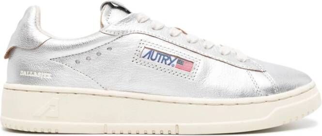 Autry Dallas leren sneakers Zilver