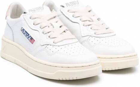 Autry Kids Medalist leren sneakers Wit