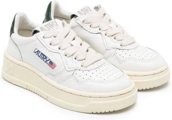 Autry Kids Medalist leren sneakers Wit