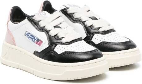 Autry Kids Medalist leren sneakers Wit