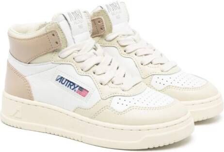 Autry Kids Sneakers met vlakken Beige