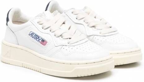 Autry Kids Medalist leren sneakers Wit