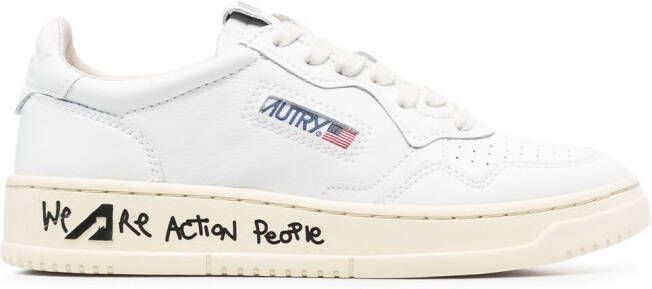 Autry Sneakers met logopatch Wit