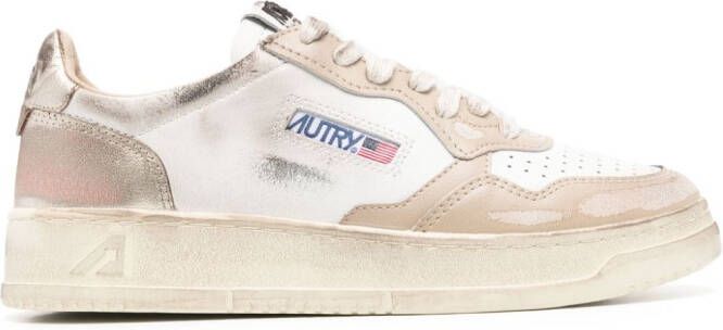 Autry Medalist leren sneakers Wit