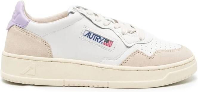 Autry Medalist leren sneakers Wit