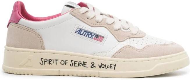 Autry Medalist leren sneakers Wit