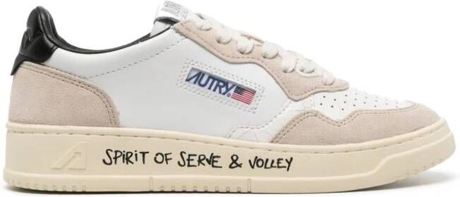 Autry Medalist leren sneakers Wit