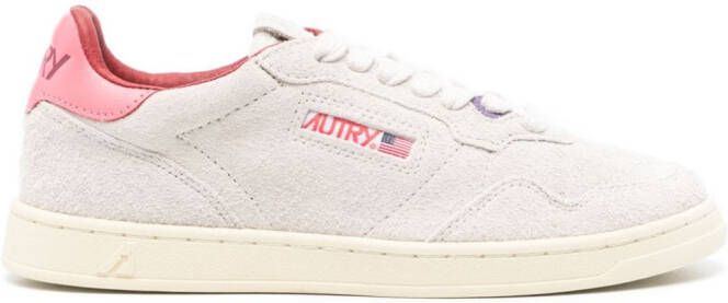 Autry Medalist Low suède sneakers Beige