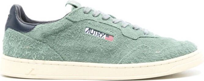 Autry Medalist Low suède sneakers Groen