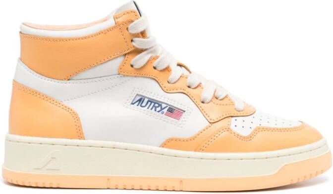 Autry Medalist Mid leren sneakers Wit