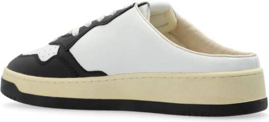 Autry Medalist Mule leren sneakers Zwart