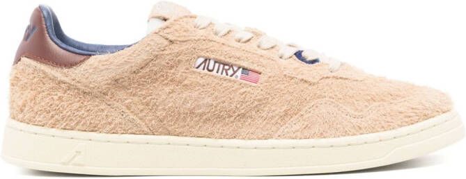 Autry Medalist suède sneakers Beige