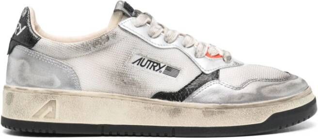 Autry Medalist Super Vintage leren sneakers Grijs