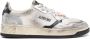 Autry Vintage Zilver Wit Leren Sneakers Multicolor Heren - Thumbnail 2