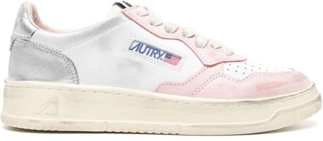 Autry Medalist Super Vintage leren sneakers Wit