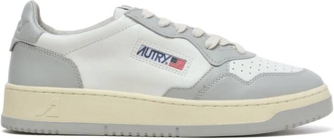 Autry Medalist tweekleurige sneakers Grijs