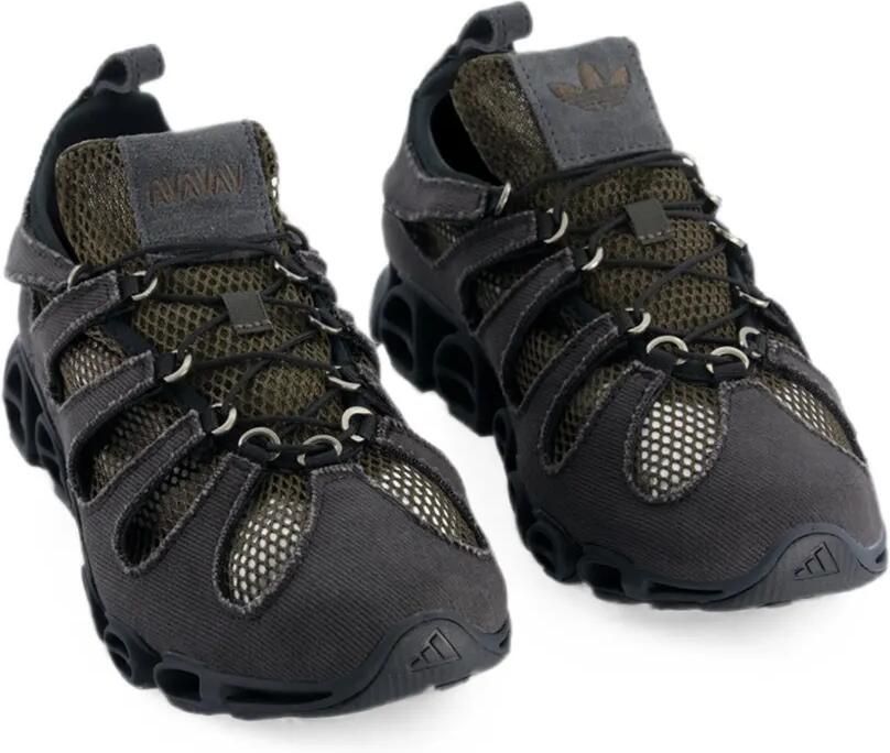 AVAVAV x adidas Originals Megaride uitgesneden sneakers Grijs - Foto 3