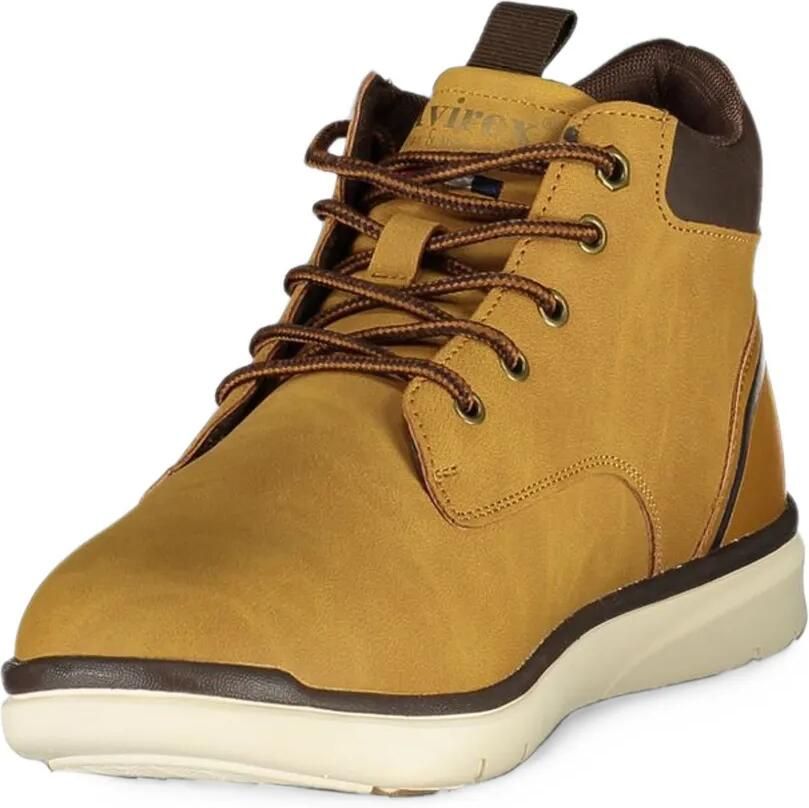 Avirex logo-patch lace-up ankle boots Beige - Foto 2