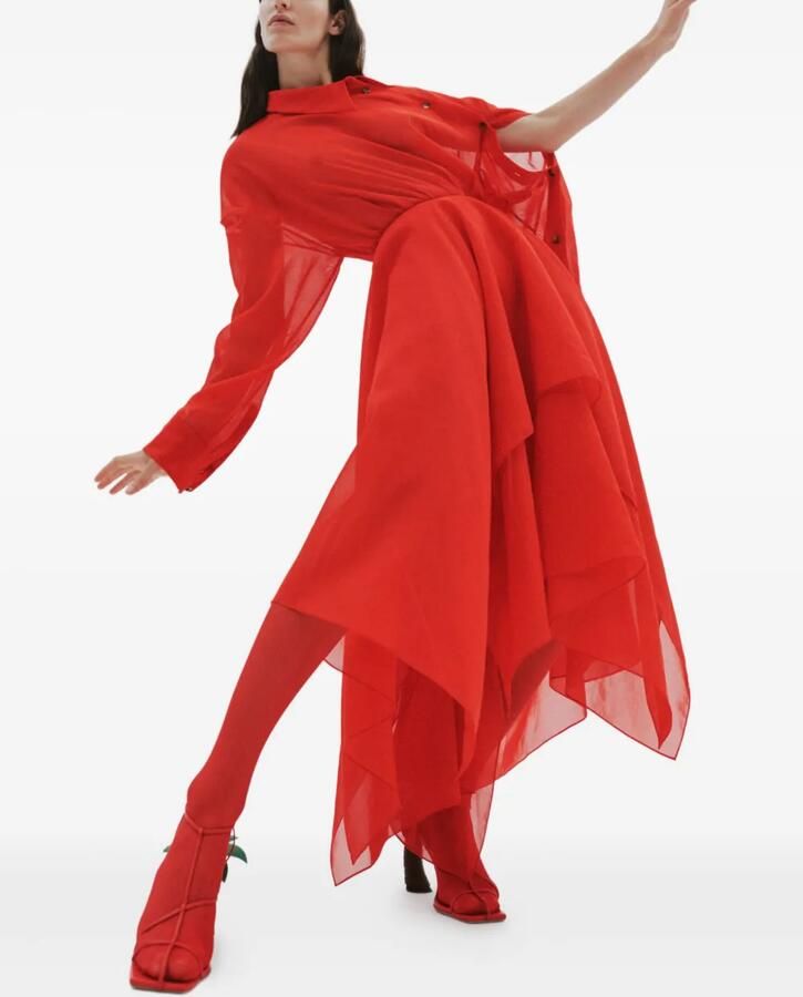 A.W.A.K.E. Mode 90 mm Bianca houten pumps Rood - Foto 2