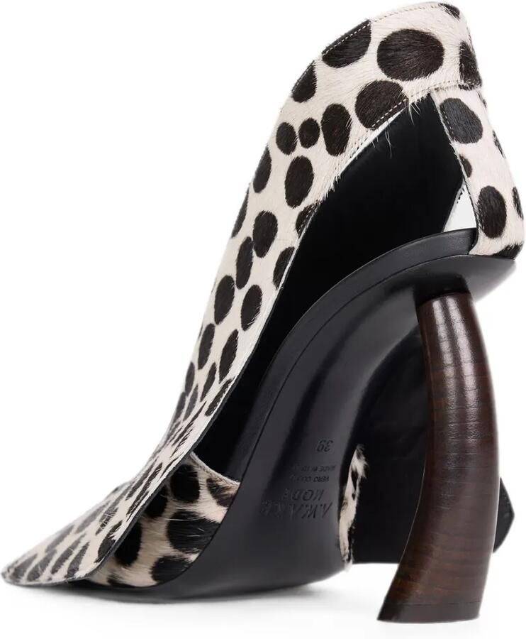 A.W.A.K.E. Mode Lauren sandalen met dalmatiër-print Wit - Foto 2