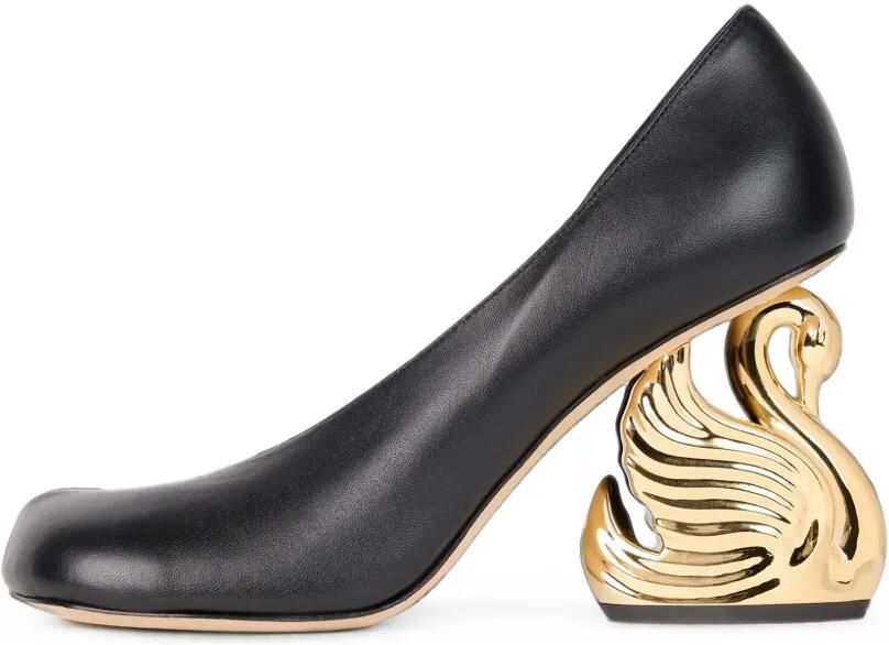 A.W.A.K.E. Mode Pumps met zwaanhak Zwart - Foto 3