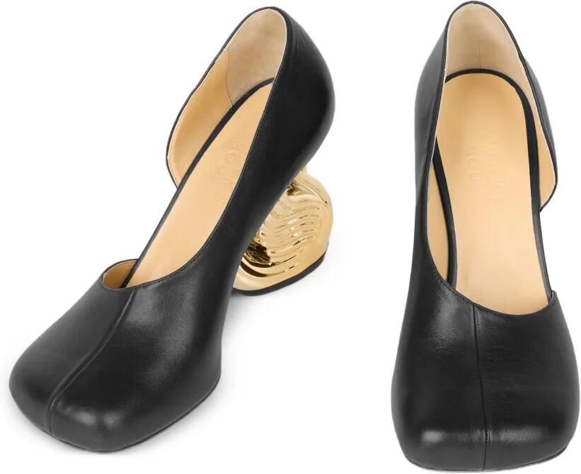 A.W.A.K.E. Mode Pumps met zwaanhak Zwart - Foto 2