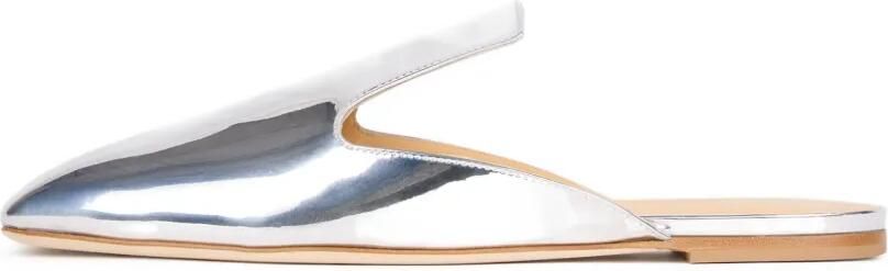 A.W.A.K.E. Mode Tim metallic muiltjes met open neus Goud - Foto 3