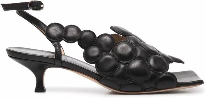A.W.A.K.E. Mode Leren sandalen Zwart