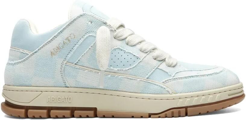 Axel Arigato Area Lo geruite sneakers Blauw