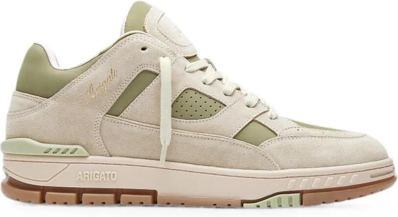 Axel Arigato Area Lo suède sneakers met vlakken Beige