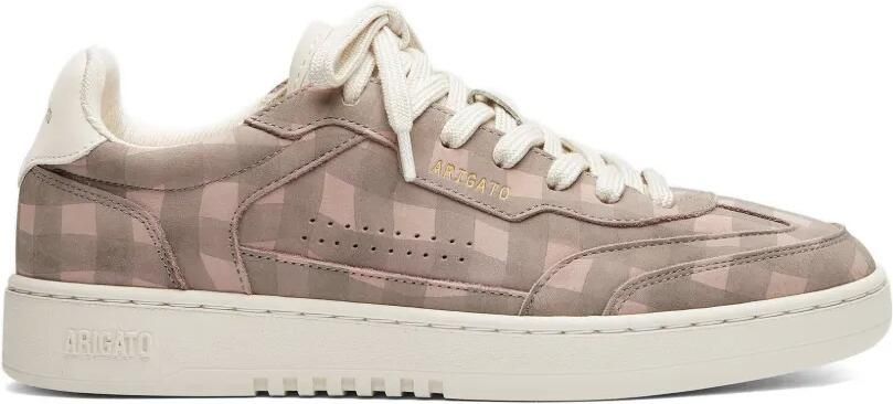 Axel Arigato Dice T-Toe sneakers met gingham ruit Roze