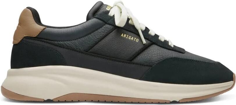 Axel Arigato Genesis Neo Runner gewatteerde leren sneakers Zwart