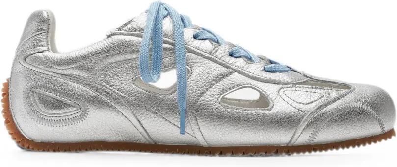 Axel Arigato Slow Ballet leren sneakers met uitgesneden details Zilver