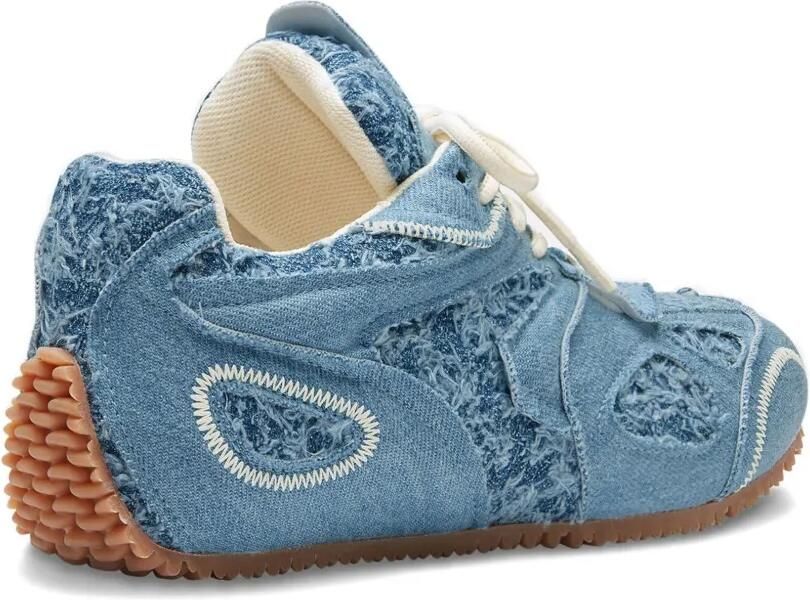 Axel Arigato Slow Runner denim low-top sneakers met franje Blauw - Foto 3