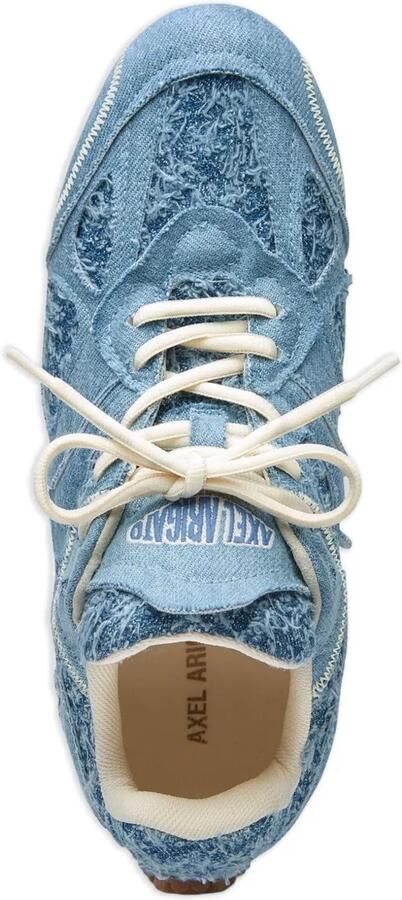 Axel Arigato Slow Runner denim low-top sneakers met franje Blauw - Foto 5