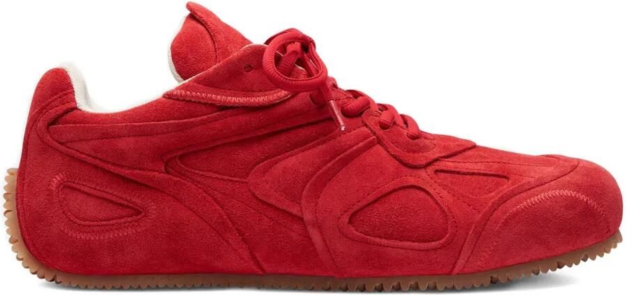Axel Arigato Slow Runner gelaagde suède sneakers Rood