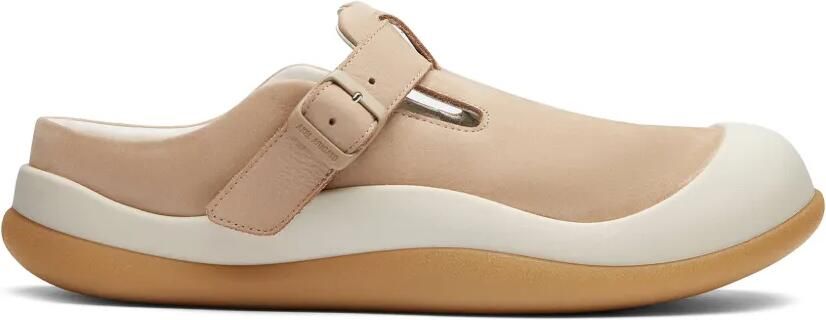 Axel Arigato Squish T-Bar suède muiltjes Beige