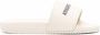 Axel Arigato Badslippers met logoprint Beige - Thumbnail 1