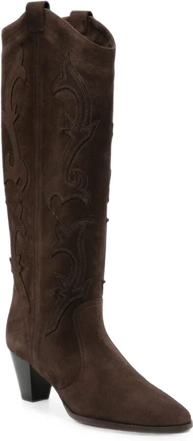 Ba&Sh embroidered suede boots Bruin