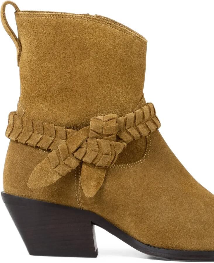 Ba&Sh Lowcowby suede cowboy boots Bruin - Foto 2