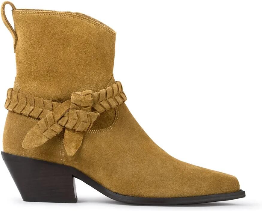Ba&Sh Lowcowby suede cowboy boots Bruin - Foto 4