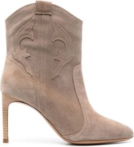 Ba&Sh Suède enkellaarzen Beige