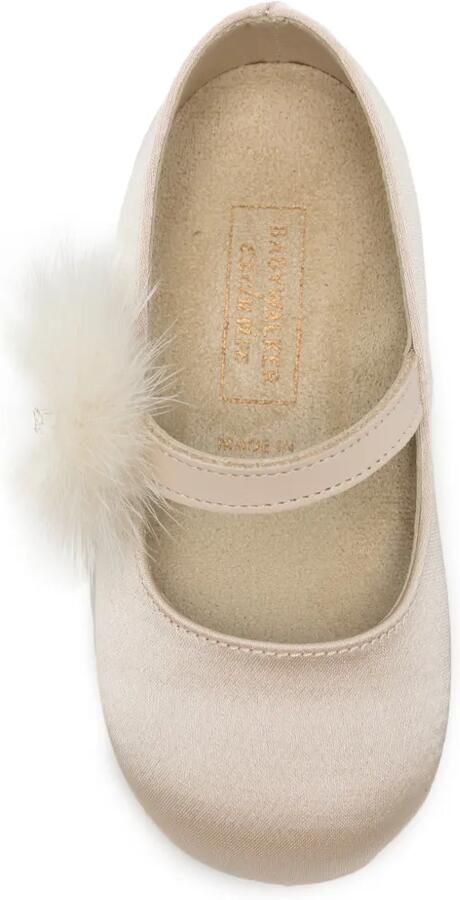 BabyWalker Ballerina's met afwerking Beige - Foto 2