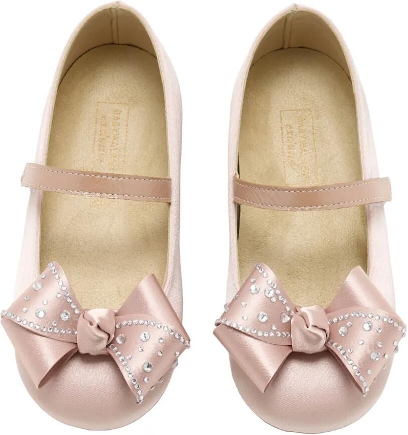 BabyWalker Ballerina's met kristallen strik Roze - Foto 2
