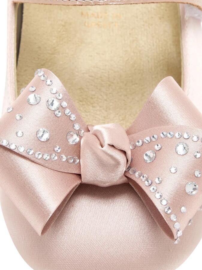 BabyWalker Ballerina's met kristallen strik Roze - Foto 3