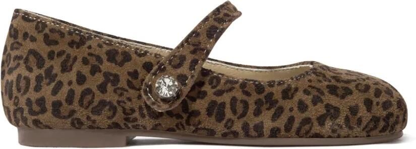 BabyWalker Ballerina's met luipaardprint Bruin