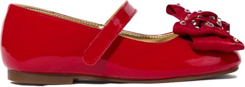 BabyWalker Ballerina's met strikdetail Rood