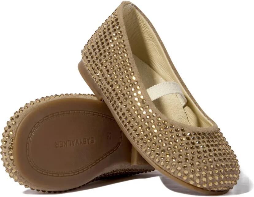 BabyWalker Ballerina's verfraaid met kristallen Beige - Foto 4