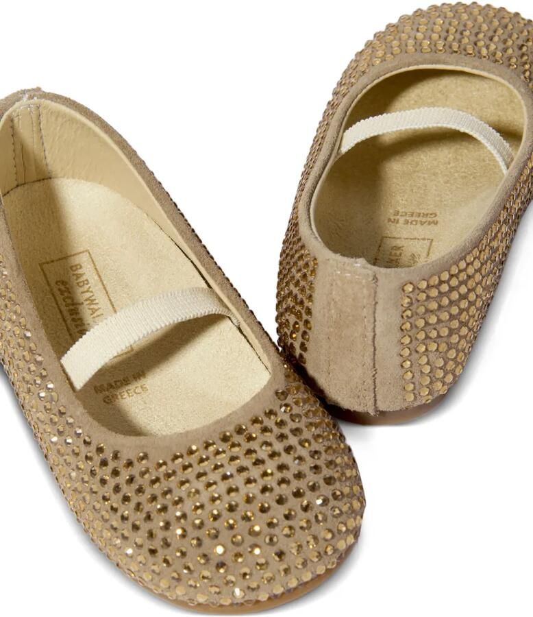 BabyWalker Ballerina's verfraaid met kristallen Beige - Foto 3